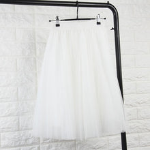 Load image into Gallery viewer, TingYiLi Tulle Skirts Womens Black Gray White