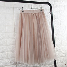 Load image into Gallery viewer, TingYiLi Tulle Skirts Womens Black Gray White