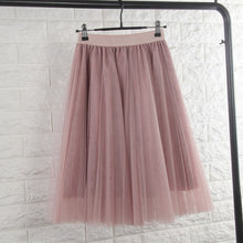 Load image into Gallery viewer, TingYiLi Tulle Skirts Womens Black Gray White